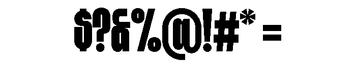 Caivero Regular Font OTHER CHARS