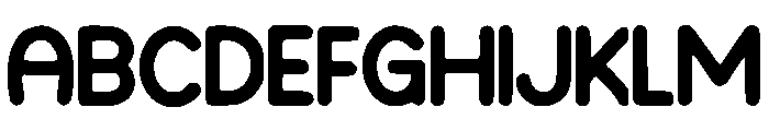 Cajiju Font UPPERCASE