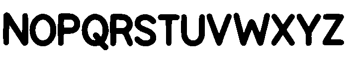 Cajiju Font UPPERCASE