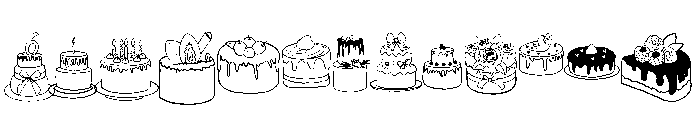 Cake Doodle FONT