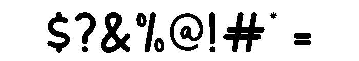Cake Fantasy Font OTHER CHARS