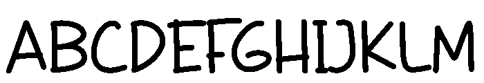 Cake Fantasy Font UPPERCASE