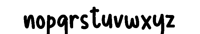 Cake Fantasy Font LOWERCASE