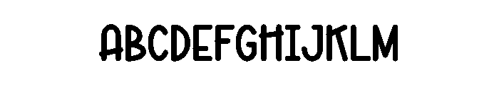 Cake New Year Font UPPERCASE