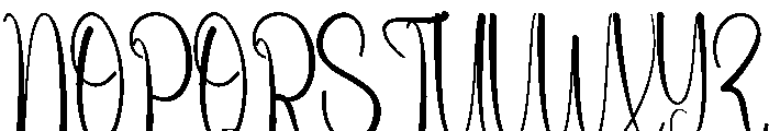 Cake Surprise Font UPPERCASE
