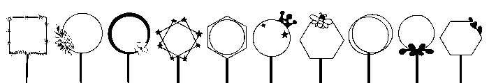 Cake Topper Bloom Font OTHER CHARS