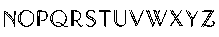 Cal Regular Font UPPERCASE