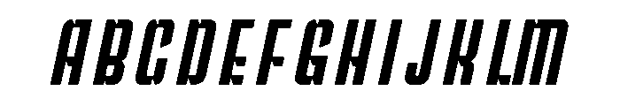 Calabria Italic Font UPPERCASE