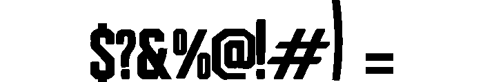 Calabria Font OTHER CHARS