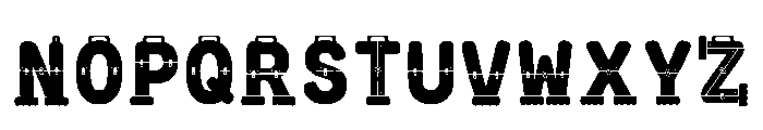 Calais Regular Font UPPERCASE