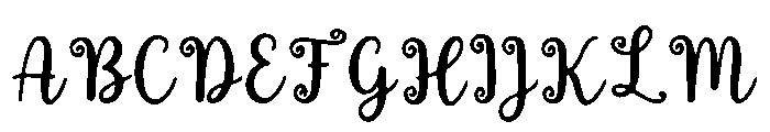 Calamansi Font UPPERCASE