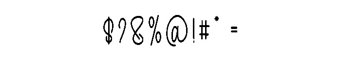 Calanity Street Font OTHER CHARS