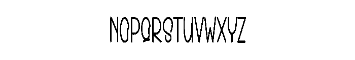 Calanity Street Font LOWERCASE