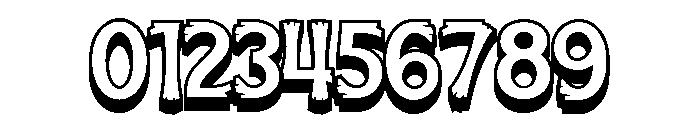 Calathea 3D Extrude Font OTHER CHARS