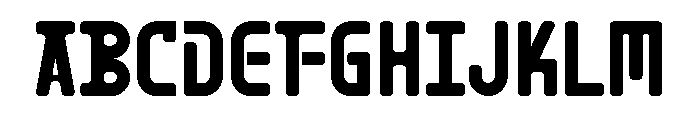 Calculation Font FONT