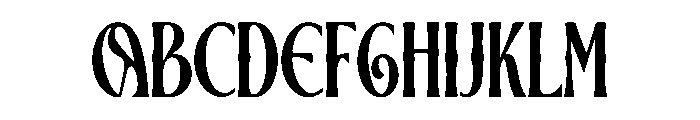 Caldris Display Font UPPERCASE