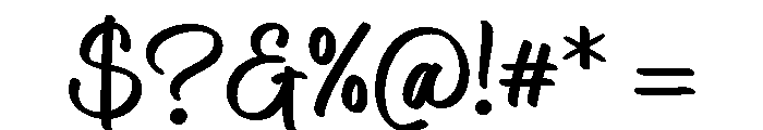 Calen Vanda Font OTHER CHARS