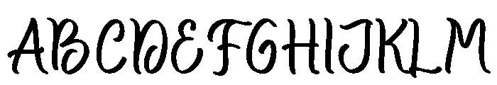 Calen Vanda Font UPPERCASE