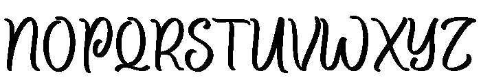CalenVanda Font UPPERCASE