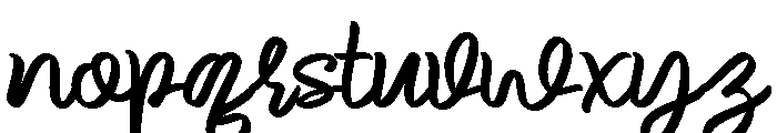CalenVanda Font LOWERCASE