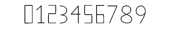 Calendar 2026 Font OTHER CHARS