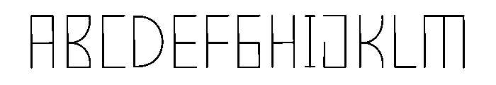 Calendar 2026 Font UPPERCASE