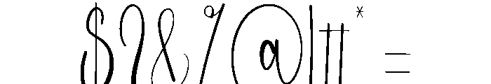 Calendar February Font OTHER CHARS