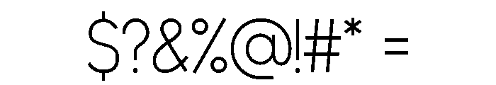 Calendula Light Font OTHER CHARS