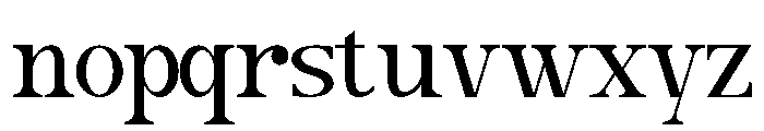 Caleny Font LOWERCASE