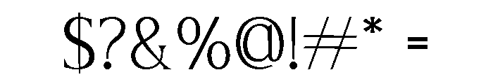 Caleste Marsilo Regular Font OTHER CHARS