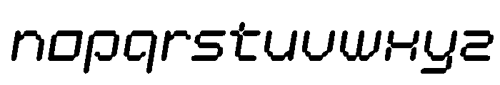 Calexis Oblique Font LOWERCASE