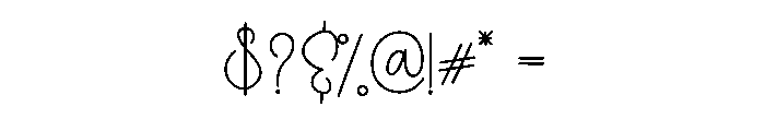 Calianda Manufacture Font OTHER CHARS
