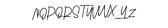 Calianda Manufacture Font UPPERCASE