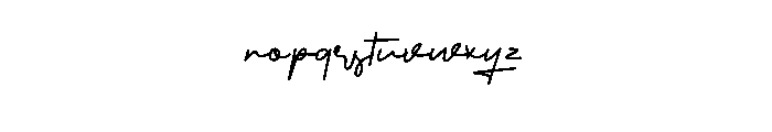 Calianda Manufacture Font LOWERCASE