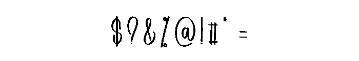 California Script Font OTHER CHARS