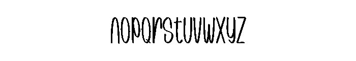 California Script Font LOWERCASE