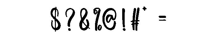 California Valentine Font OTHER CHARS