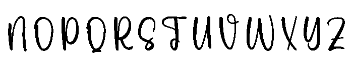 California Valentine Font UPPERCASE