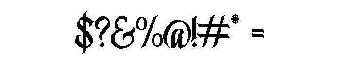 CaliforniaFreestyle Font OTHER CHARS
