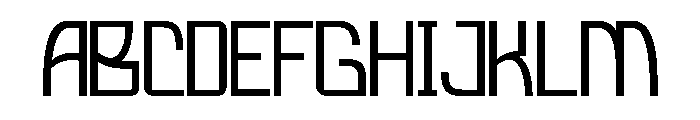 Calima Regular Font UPPERCASE