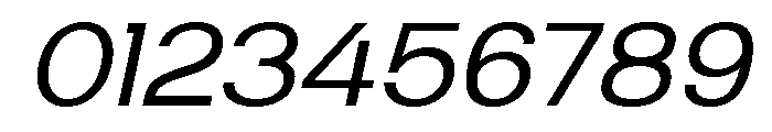 Caliro Italic Font OTHER CHARS