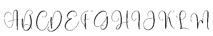 Calista Signature Font UPPERCASE