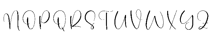 Calista Signature Font UPPERCASE