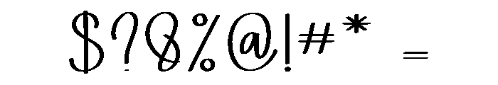 Calistial Font OTHER CHARS