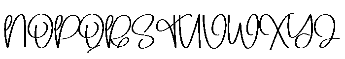 Calistial Font UPPERCASE