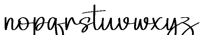 Calistial Font LOWERCASE