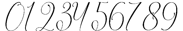 Calistra Calligraphy Regular Font OTHER CHARS