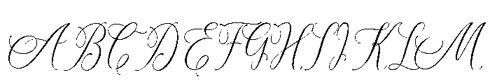 Calistra Calligraphy Regular Font UPPERCASE