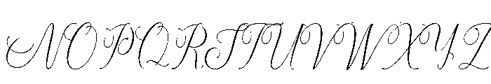 Calistra Calligraphy Regular Font UPPERCASE