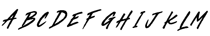 Callamite Script Regular Font UPPERCASE